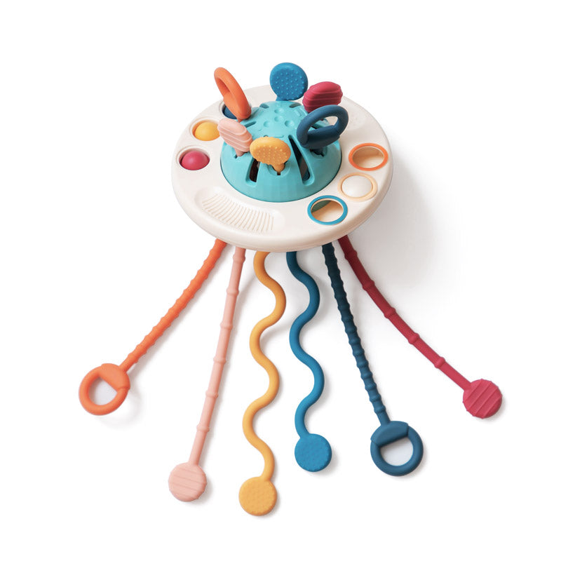 UFO silicone pulling toy