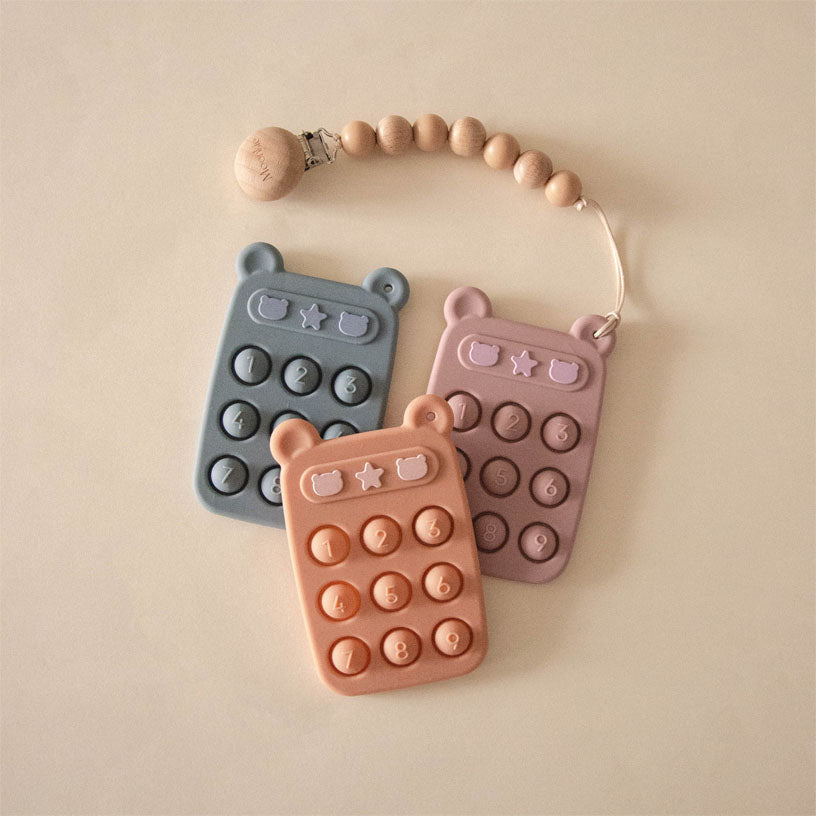Silicone phone press toy