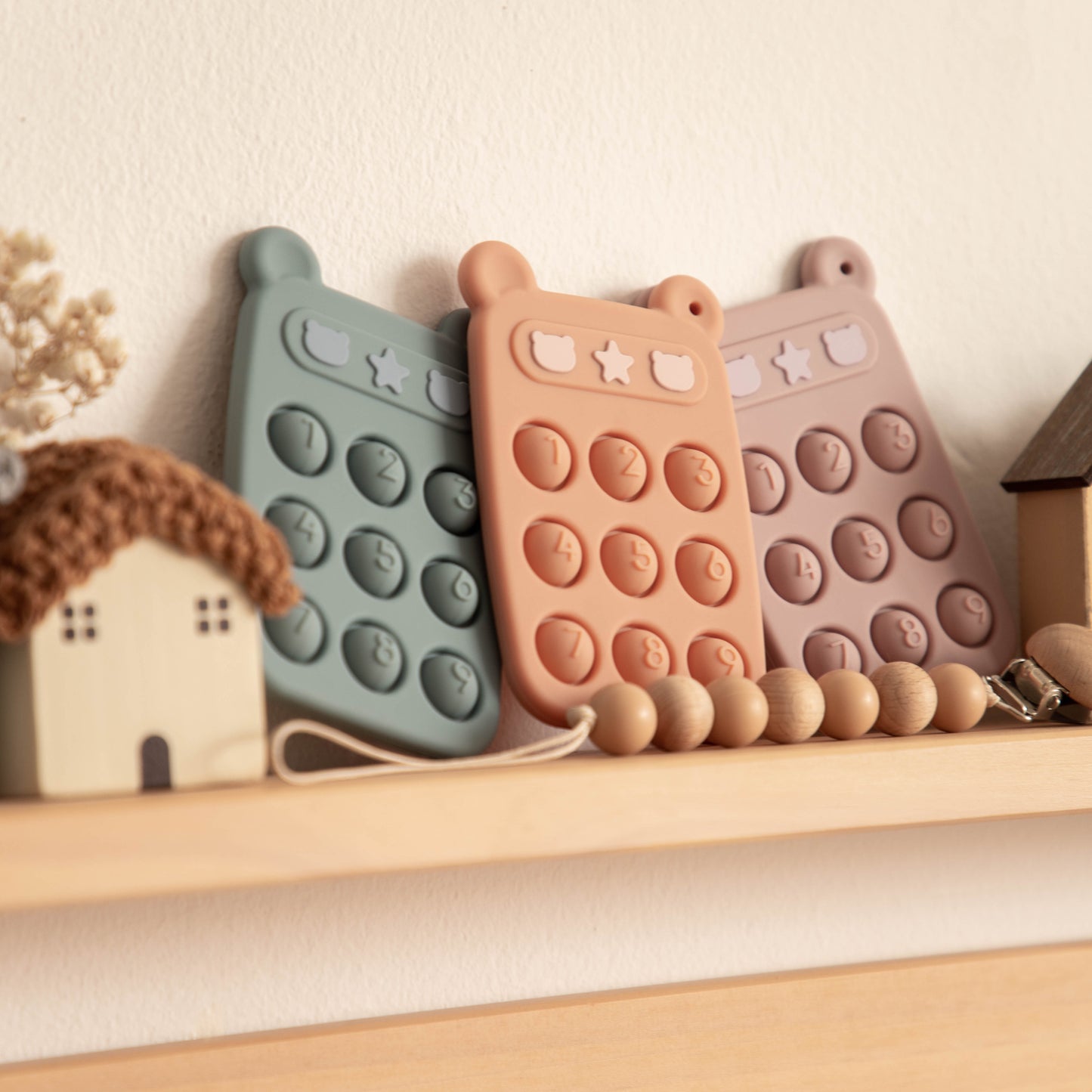 Silicone phone press toy