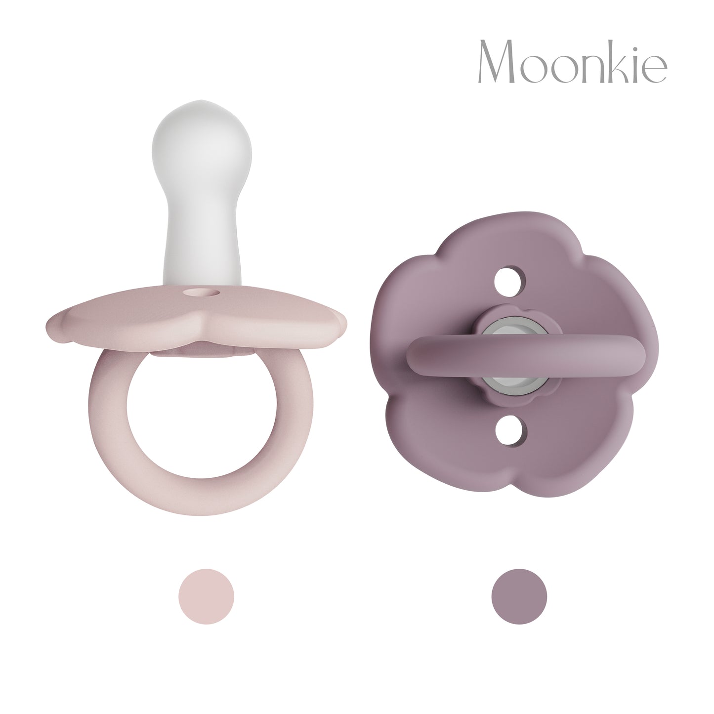 Snuð Baby pink/Pate mauve