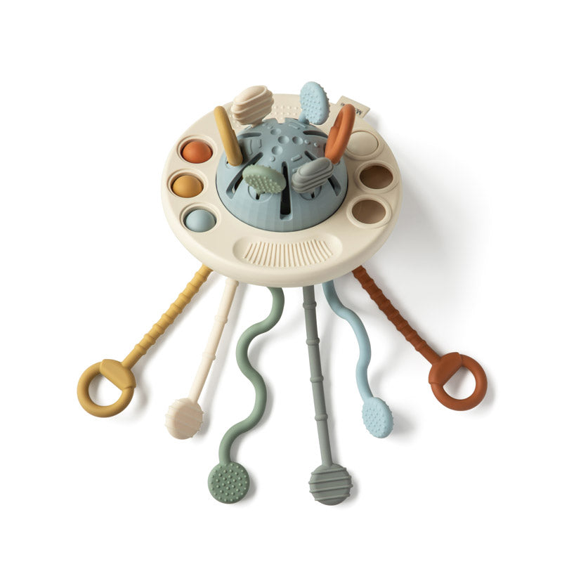 UFO silicone pulling toy